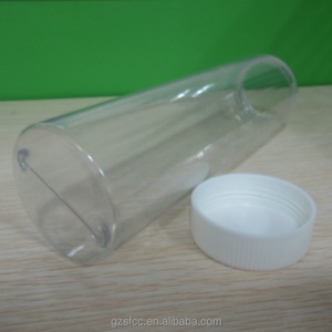 Tube d'emballage transparent en PC avec bouchon en plastique rigide, tube en PC transparent, cylindre en PC transparent - Product Image 5