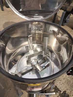 Mélangeur de poudre vertical automatique en acier inoxydable de 150 kg avec pompe pour plastique PVC et couleurs