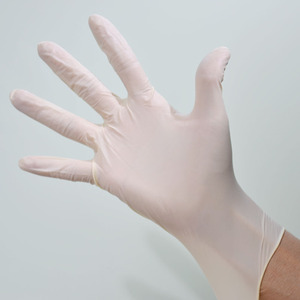 Gants en latex jetables sans poudre, texture lisse, bord coupé, usage général, antidérapants, non stériles, flexibles, épaisseur 5 MIL - Product Image 6