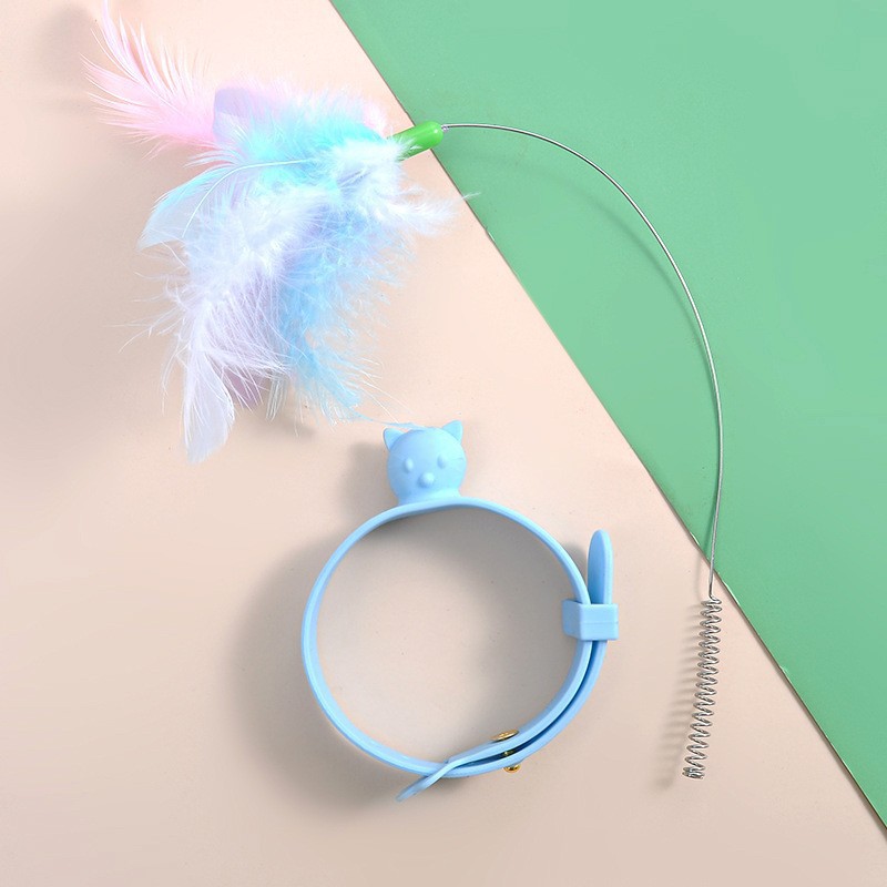 Blue - Collar Cat Toy