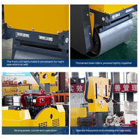 Compacteur routier vibrant à double tambour GZD 500 kg, 600 mm, 30 KN, moteur diesel Changchai