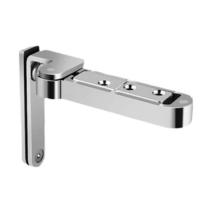 Charnière invisible Kaishengxi en alliage de zinc, pivot supérieur et inférieur pour portes en bois, charnière dissimulée avec rotation réglable - Product Image 2