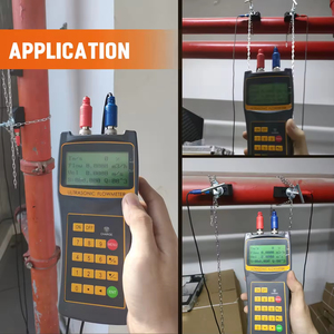 Tragbarer Hochpräzisions-Ultraschall-Durchflussmesser Handgerät mit Batteriebetrieb für Wasser-, Öl- und Industrieflüssigkeits-Durchflussmessungen - Product Image 2