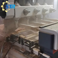 Centre d'usinage CNC haute vitesse 5 axes pour profilage et façonnage, avec espacement de 300 outils, pour la fabrication de pieds de meubles en bois à 360°