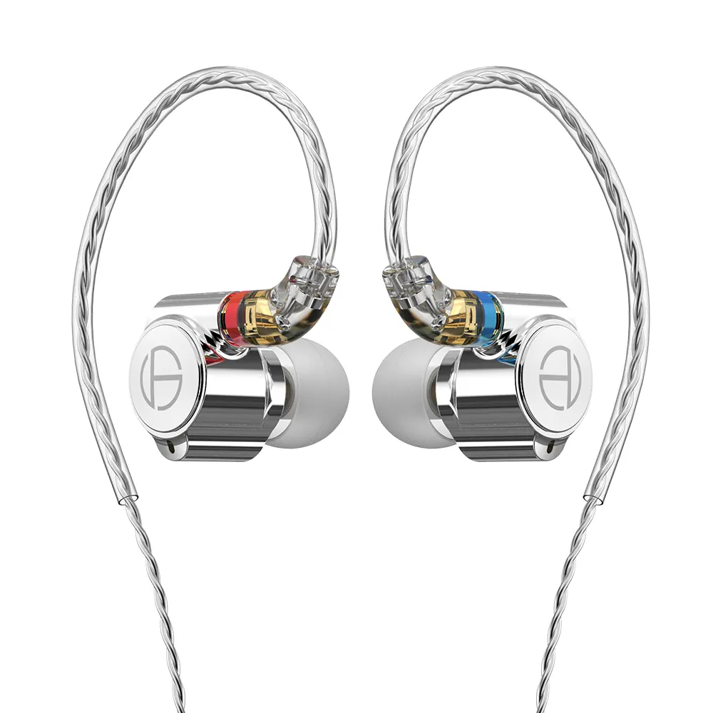 TRN TA1 In Ear Earphone 1BA+1DD Dual Hybrid Driver HIFI Earphone Metal Headphone Earbud With Detachable MMCX Silver-plated Cable