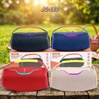 Enceinte portable sans fil Bluetooth avec lumière d'ambiance LED extérieure, caisson de basses puissant, son stéréo pour la maison et l'extérieur