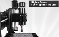 Oferta Especial: Máquina de Corte de Madera y Metal 2 en 1 de Alta Potencia (500W), Mini Router CNC de Escritorio para Madera 3020 Plus