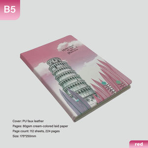 Cuaderno B5 con cierre de botón a presión, papel crema rayado, clásico, vintage, elegante, profesional - Product Image 3