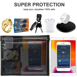 Bolsas <span class=keywords><strong>Faraday</strong></span> Ignífugas e Impermeables <span class=keywords><strong>de</strong></span> 9.8 x 11 Pulgadas, Estuche Protector para Llaves, Celulares y RFID <span class=keywords><strong>de</strong></span> Automóvil - Product Image 5