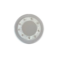 Support de téléphone portable en acrylique couleur unie, petit cœur en strass, support magnétique de bureau, mode coréenne pour femmes, vente en gros d'usine