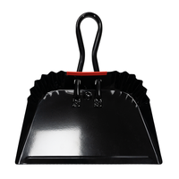 Balayette à main large et robuste en aluminium argenté de 17 pouces de haute qualité pour le nettoyage domestique par Summit Cleaning