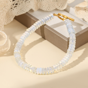 ชุดกำไลข้อมือลูกปัดโอปอลแบบวงกลม TeoWaki ขายส่ง, กำไลแบบ <span class=keywords><strong>OT</strong></span> Clasp ดีไซน์เรียบหรู สำหรับขายส่งและร้านค้าปลีก - Product Image 4