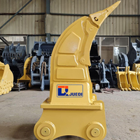 Déniveleur hydraulique à griffes pour godet d'excavatrice, de haute qualité, pour la déchiquetage des racines de roches
