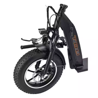 Trottinette électrique tout-terrain à gros pneus 500W 48V avec moteur intégré, nouveau design, longue autonomie, intelligente, livraison rapide