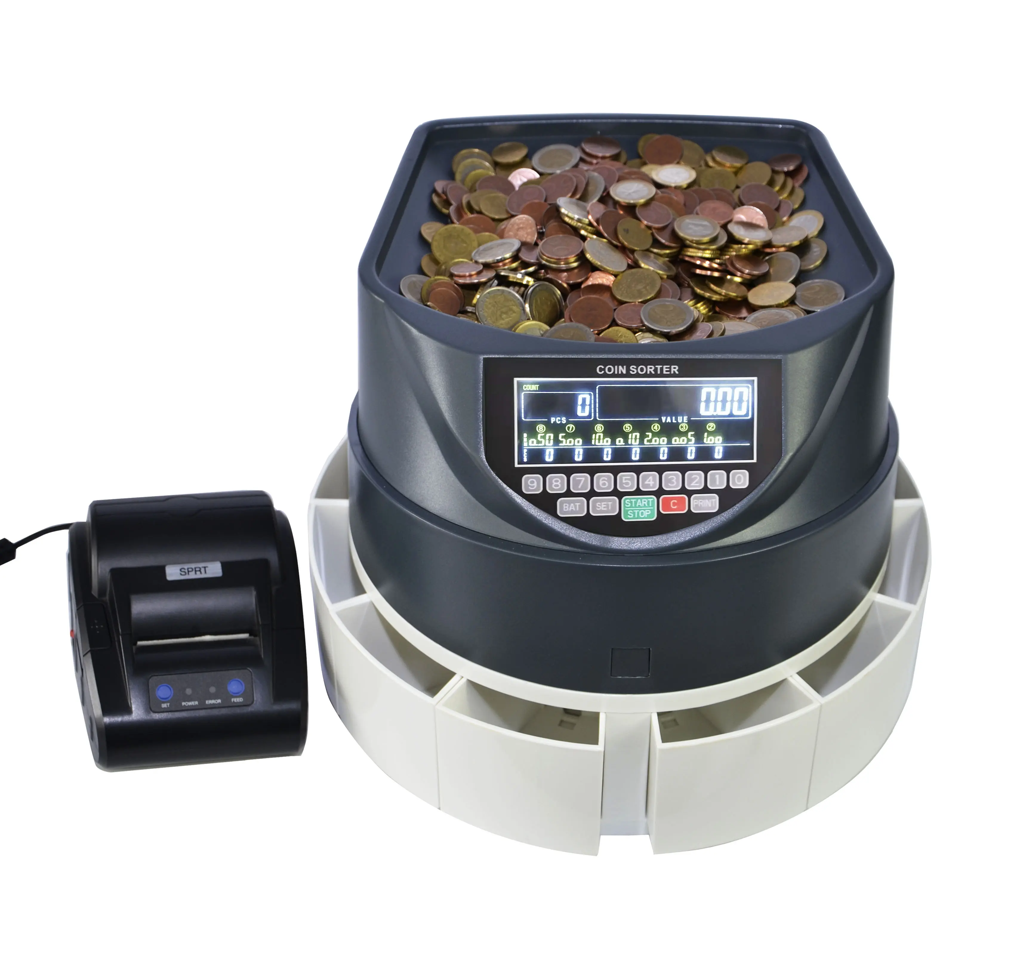 New LCD display Fast speed coin counting coin counter coin sorter DB450