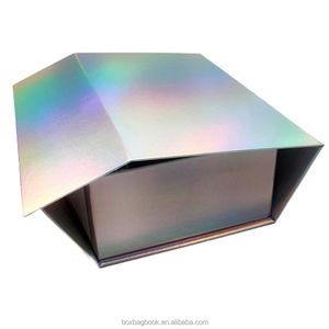 Caja de regalo plegable en forma de Casa plegable con ventana transparente caja de cartón plegable tamaño personalizado negro rojo <span class=keywords><strong>naranja</strong></span> blanco amarillo azul - Product Image 6