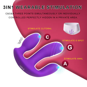 Vibromasseur point G pour adultes Jouets sexuels anaux pour femmes ou hommes Plug anal avec vibration à 10 vitesses Masturbateurs clitoridiens pour vagin - Product Image 2