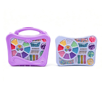 Kit de fabrication de bijoux DIY pour enfants, portable, avec boîte de rangement pour perles, perles multicolores, breloques et fil, ensemble de loisirs créatifs