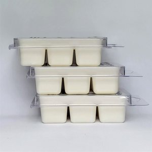 แม่พิมพ์เทียนหอมทรงสี่เหลี่ยมแบบใส 6 ช่อง - Product Image 4
