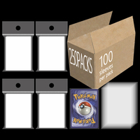 Factory Direct Eco-Friendly Standard Size Soft Clear Card Sleeves for Pokemoned Sports and TCG Cards
