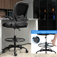 Chaise de bureau ergonomique avec réglage en hauteur, design moderne en maille, soutien lombaire - pour un usage domestique, chaise de direction en plastique
