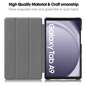Custodia a libro sottile in pelle PU con supporto e chiusura magnetica per <span class=keywords><strong>tablet</strong></span> <span class=keywords><strong>Samsung</strong></span> Galaxy Tab <span class=keywords><strong>A9</strong></span> A11 8.7 - Product Image 2
