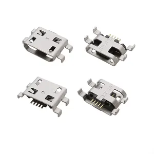 10Pcs Micro USB 5-pin B Type 0.8mm Female Connectors For Mobile Phone Micro USB Charging Jack Connector 5pin Socket Sell