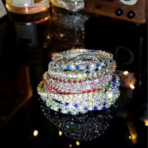 B07 AliExpress, Pulsera Elegante de Verano en Oferta, Correa con Diamantes de Imitación Brillantes, Joyería de Moda para Mujer, Ideal para Regalo - Product Image 3