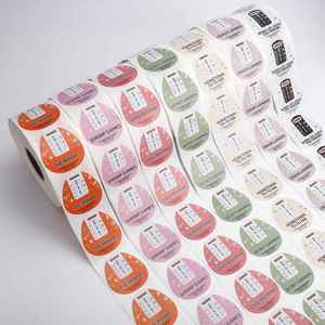 Etiquetas Personalizadas para Empaque de Sushi Onigiri, Pegatinas con Logotipo de Comida, Rollo de Etiquetas Autoadhesivas Impresas para Cajas y Bolsas de Comida para Llevar - Product Image 1