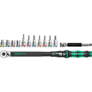 ชุดประแจทอร์ค Wera ขนาด 1/2 นิ้ว (40-200 นิวตันเมตร): ชุดเครื่อง<span class=keywords><strong>ม</strong></span>ือซ็อกเก็ตและทอร์คสำหรับ<span class=keywords><strong>ม</strong></span>ืออาชีพ พร้อ<span class=keywords><strong>ม</strong></span>กระเป๋าแบบ<span class=keywords><strong>ม</strong></span>้วนเก็บได้ - Product Image 4