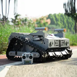 0 Turn Lawn Mower Remote Control Crawler Gas Lawn Mower Robot Small Robotic Garden