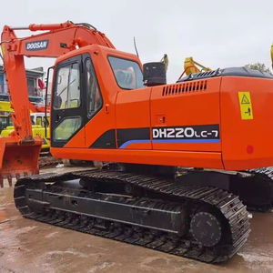 Venta al por mayor, buen estado, Doosan usada excavadora de orugas, excavadoras dh220 dh220lc Doosan en venta en UAE, tractor de 20 toneladas - Product Image 1