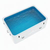 OEM ODM Drop-Stitch Aufblasbarer Garten-Tauchpool, Robuster Schwimmpool, Maßgeschneidertes Design, Outdoor-Freizeitpool, Großhandelslieferant