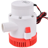 Mini pompe de cale électrique de plomberie Marine de bateau DC 12V 24V 1100GPH