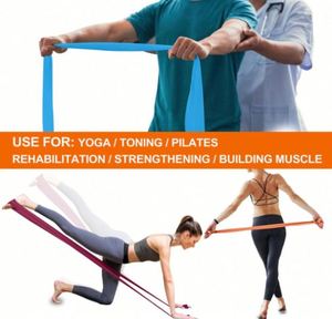 Custom Logo Yoga Resistance <b>Bands</b> Length for Women Stretching Exercise Promotional Item - Product Image 4
