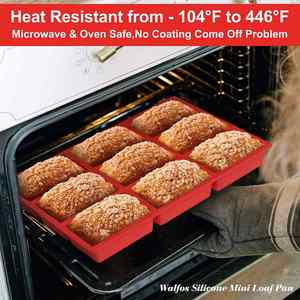 9-Compartment Food-Grade <b>Silicone</b> Bread <b>Baking</b> Mold Reusable and Easy to Demold Safe for Making Cakes - Product Image 4