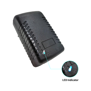 EU/chúng tôi 48V 0.5A 802.3af 2 RJ45 cổng điện Lan thiết kế phun/splitter POE <span class=keywords><strong>Power</strong></span> <span class=keywords><strong>Adapter</strong></span> <span class=keywords><strong>over</strong></span> <span class=keywords><strong>Ethernet</strong></span> Cung cấp - Product Image 2