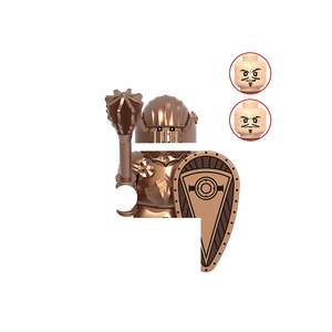 Figurine <span class=keywords><strong>de</strong></span> <span class=keywords><strong>chevalier</strong></span> gothique du château médiéval avec arme, bouclier d'aigle noir, casque, blocs <span class=keywords><strong>de</strong></span> construction à assembler, figurines, jouets - Product Image 3