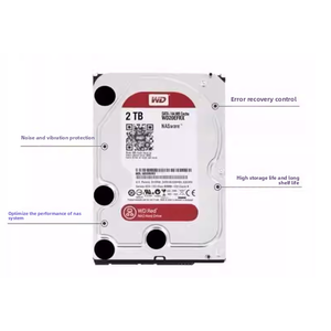 ฮาร์ดดิสก์ภายใน WD20EFRX ขนาด 2TB 3.5 นิ้ว 5400 รอบต่อนาที - ราคาขายส่งต่ำ ความจุขนาดใหญ่ 2TB สำหรับพื้นที่จัดเก็บไฟล์มากมาย ความเร็วสูง - Product Image 6