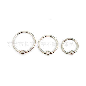 Boucles d'oreilles en forme de boule Pa/Bcr pour le commerce électronique international, accessoires de piercing corporel, anneaux de lèvres, nez, poitrine, etc. - Product Image 6