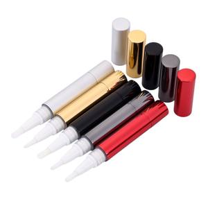 High Quality Logo Printed Makeup Container Lip Gloss Cuticle Oil <b>Nail</b> Polish Aluminium Twist Pen With <b>Brush</b> - Product Image 5