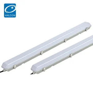 IP65 tahan debu gudang garasi bekerja langit-langit tahan air 4ft 8ft 60W LED Linear tri-proof perlengkapan lampu