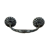 Poignée de cercueil de style européen en alliage de zinc couleur or/cuivre, marque B&R H029, haute qualité, fournitures funéraires directes d'usine
