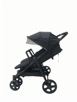 Poussette double légère et compacte côte à côte Conception en tissu confortable pour jumeaux ou frères et sœurs