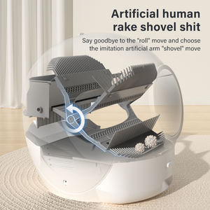 Nouveau design amélioré 2ème génération <span class=keywords><strong>Elspet</strong></span> litière pour chat bac à sable automatique auto-nettoyant chat toilette intelligente - Product Image 4