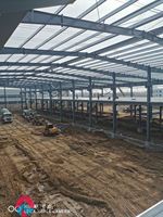 Bâtiment à structure en acier résistant au vent, garage, hangar, ferme, entrepôt, atelier, construction de charpente industrielle haute résistance