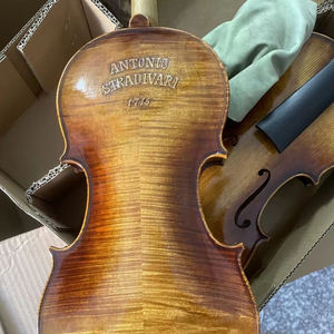 Violon Stradivari 1716 vernis antique fabriqué à la main - Product Image 1