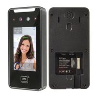 Ücretsiz Yazılım Wi-Fi Biyometrik Yüz Tanıma (Yüz PIN/Kart) Devam Takip Sistemi 4 İnç Dokunmatik Ekran LCD 2MP Zaman Kaydı