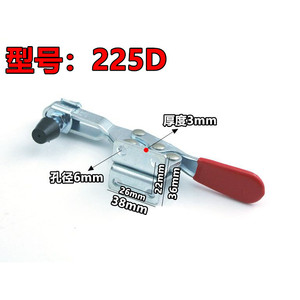 Xin Jieliang Horizontal <b>Quick</b> <b>Clamp</b> 225D M8 Thread 175mm Length For Woodworking Machinery Parts - Product Image 5