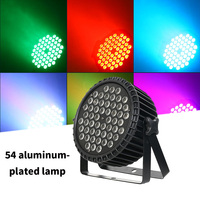 Projecteur LED PAR QSE Lighting 54*3W haute luminosité en aluminium moulé sous pression, lumière de lavage RGBW, contrôle DMX512, température de couleur 2800K-8500K